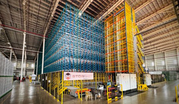 ASRS Warehouse Automation in facility implementation