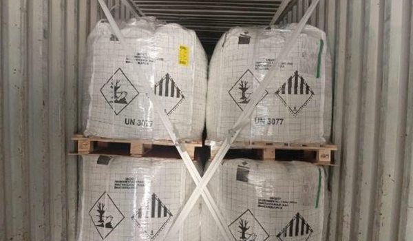 Jumbo Bags protected with lashing