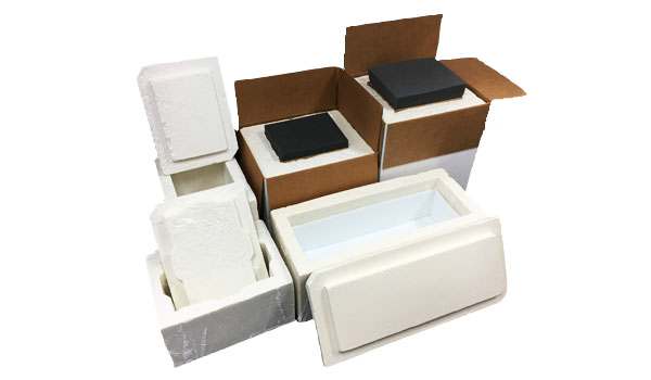Pre-molded cold chain shipping coolers