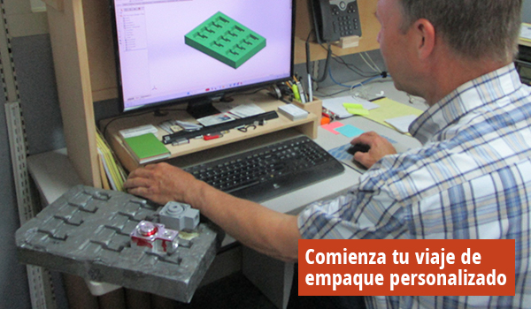 Iniciar el recorrido del embalaje