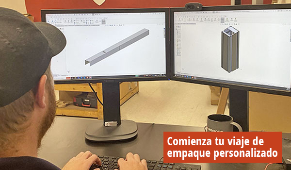 Iniciar el recorrido del embalaje